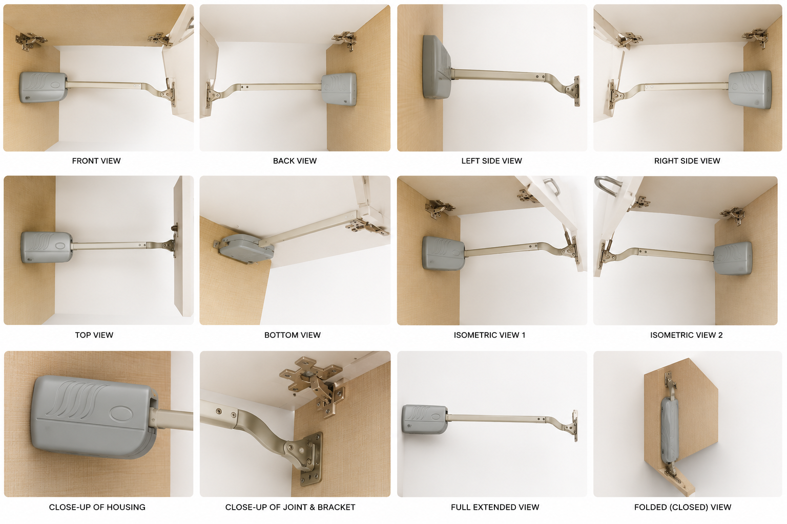 Premium lift support arm 360 degree catalog grid